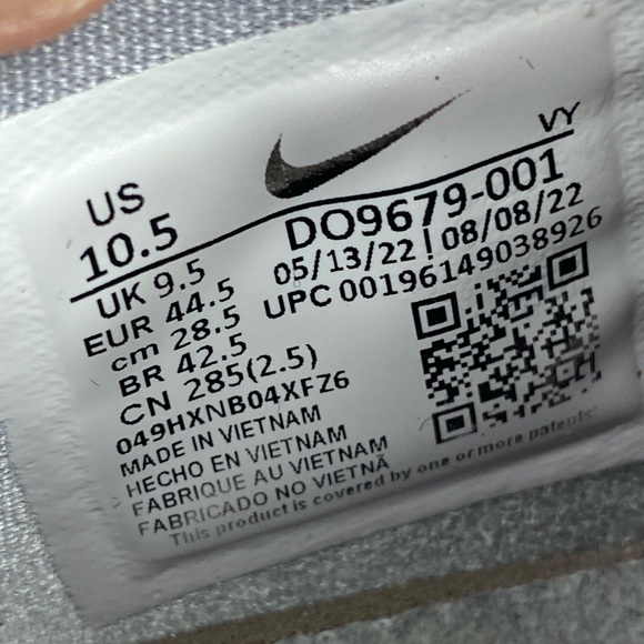 Nike Zoom Freak 4 TB Wolf Grey White Basketball Shoe DO9679-001 Men’s Size 10.5 - Picture 12 of 12